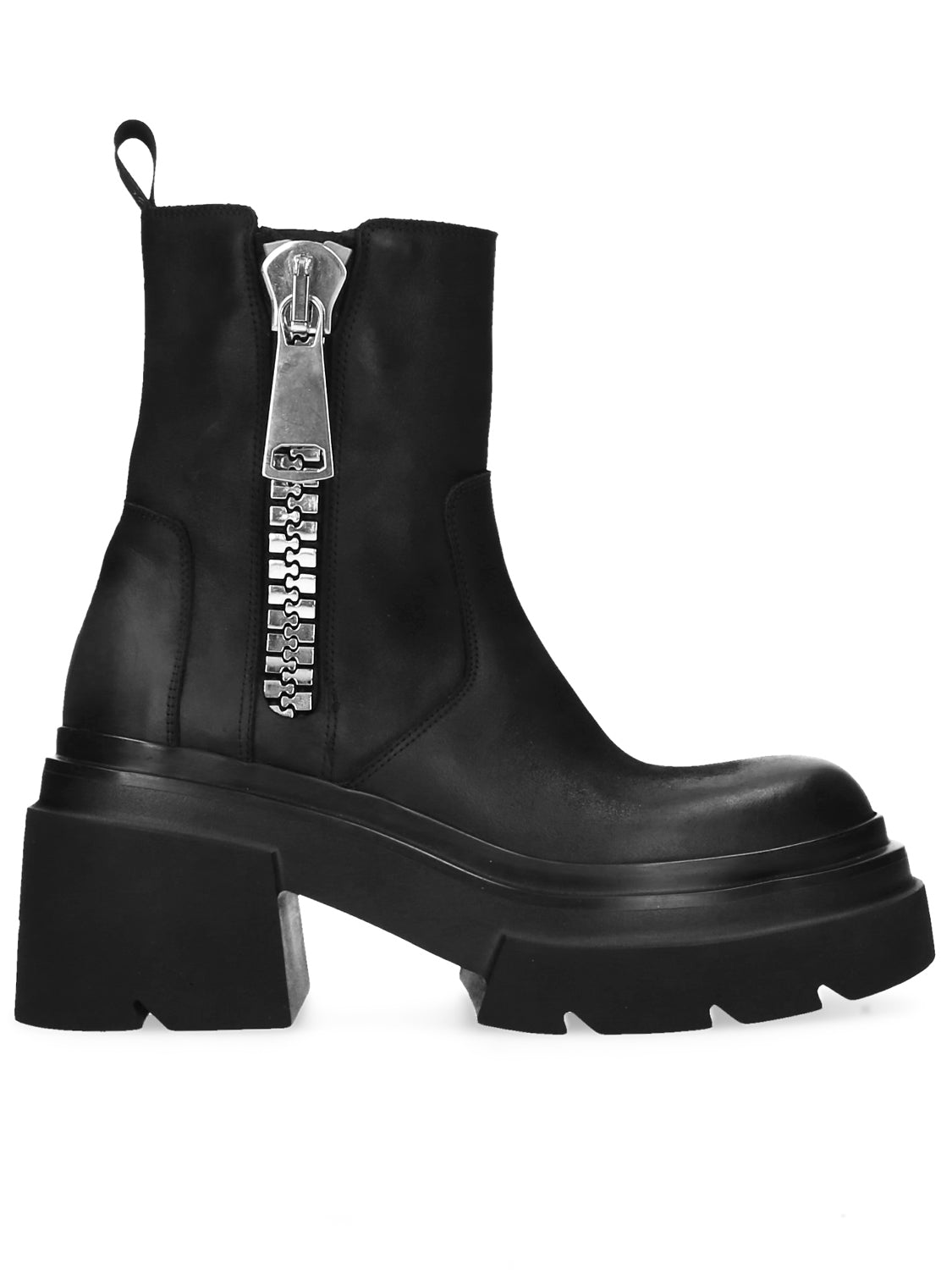 ミドルブーツ ELENA IACHI Women Boots 413869 E2000 Black cosmea-heeled-black-leather-