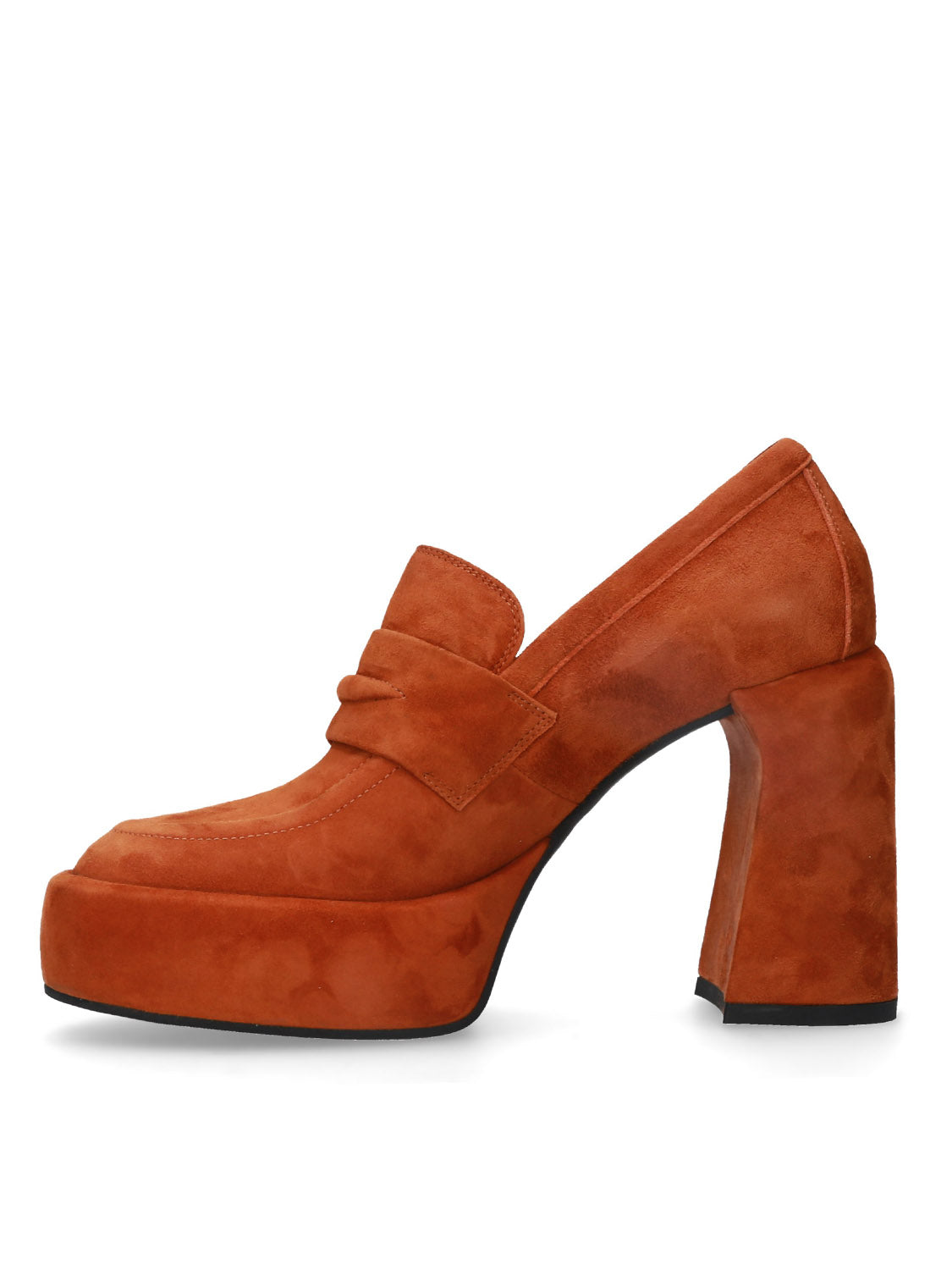 Rust colored sales suede pumps