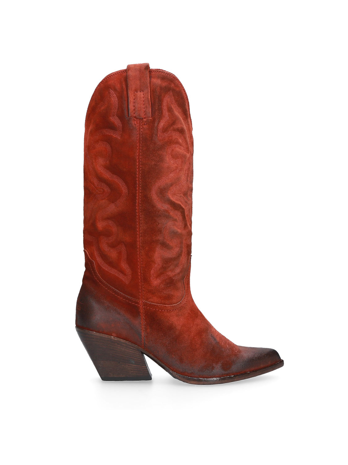 ショートブーツ・ブーティ ELENA IACHI E3294 Ankle Boots RED ECODAINO ZELDA ELENA IACHI E3294 RED ECODAINO ZELDA ANKLE BOOTS