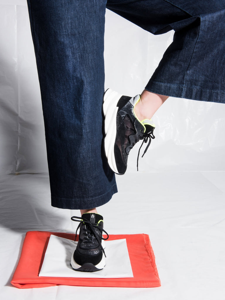 SNEAKER COLETTE BLACK FLUO