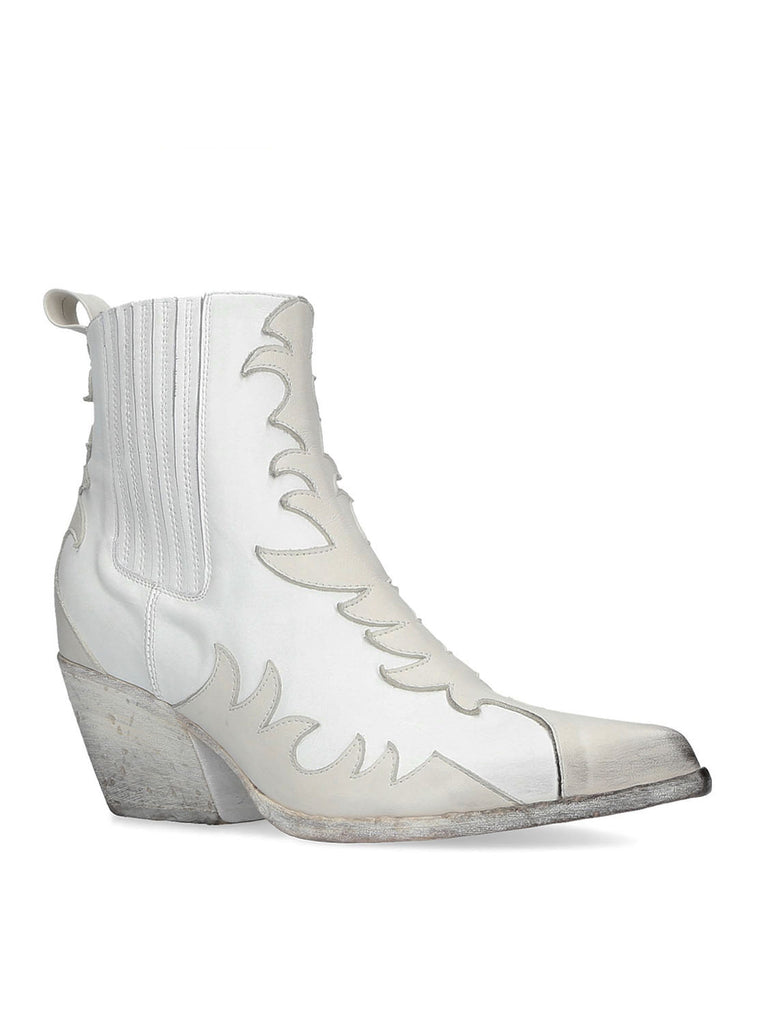 Tronchetto texano bianco