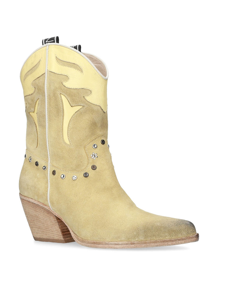 Stivale Velour Paglia