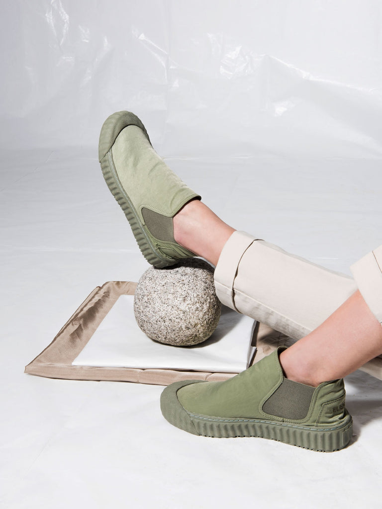 SNEAKER HIT VERDE MILITARE